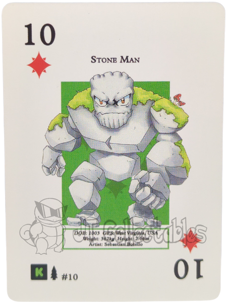 Stone Man #10 WPT Metazoo Wilderness Poker Deck Card