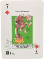 Fouke Monster #1/13 WPT Metazoo Wilderness Poker Deck Card