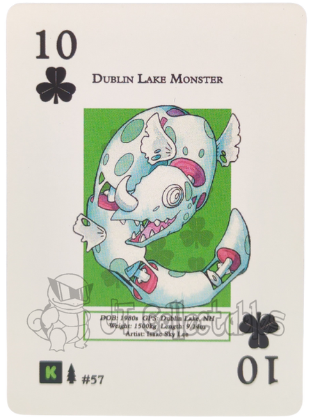 Dublin Lake Monster #57 WPT Metazoo Wilderness Poker Deck Card