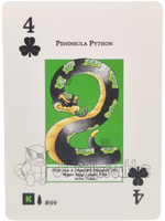 Peninsula Python #69 WPT Metazoo Wilderness Poker Deck Card