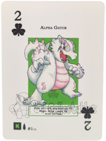 Alpha Gator #1/12 WPT Metazoo Wilderness Poker Deck Card