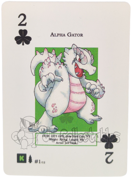 Alpha Gator #1/12 WPT Metazoo Wilderness Poker Deck Card