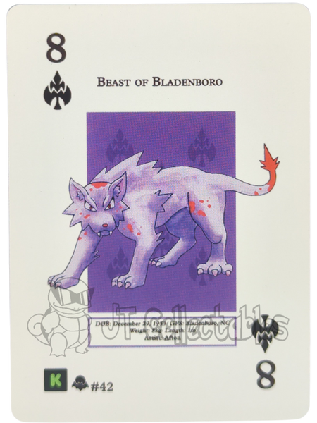 Beast Of Bladenboro #42 WPT Metazoo Nightfall Poker Deck Card