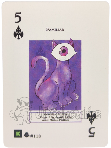 Familiar #118 WPT Metazoo Nightfall Poker Deck Card