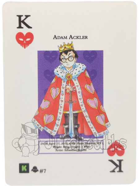 Adam Ackler #7 WPT Metazoo Nightfall Poker Deck Card
