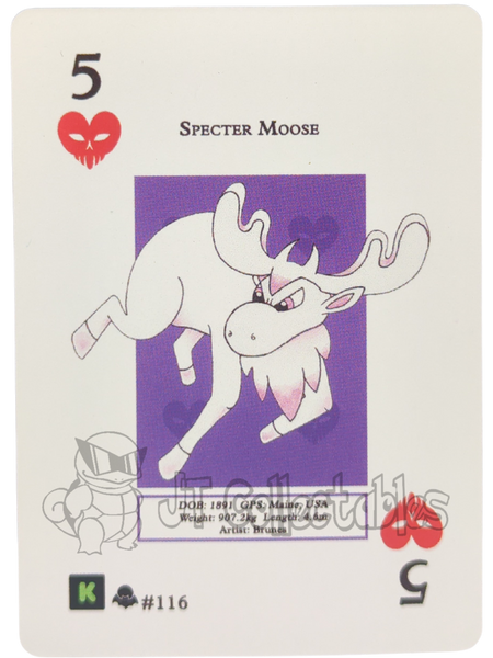 Specter Moose #116 WPT Metazoo Nightfall Poker Deck Card