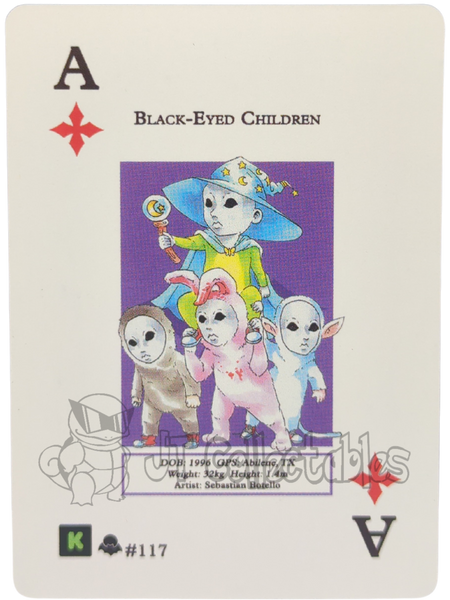 Black-Eyed Children #117 WPT Metazoo Nightfall Poker Deck Card
