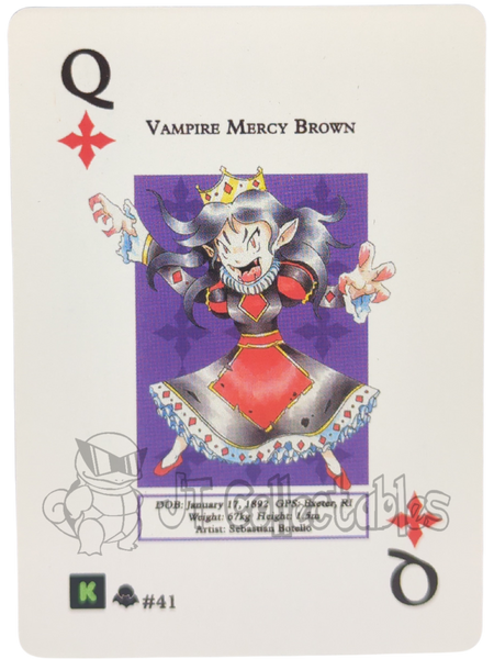 Vampire Mercy Brown #41 WPT Metazoo Nightfall Poker Deck Card