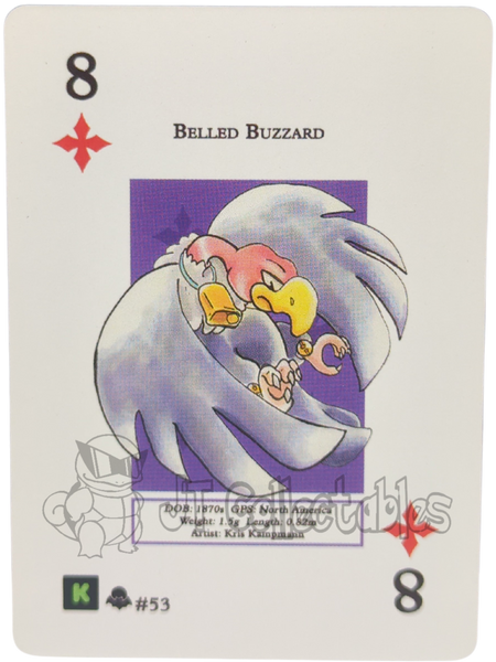 Belled Buzzard #53 WPT Metazoo Nightfall Poker Deck Card