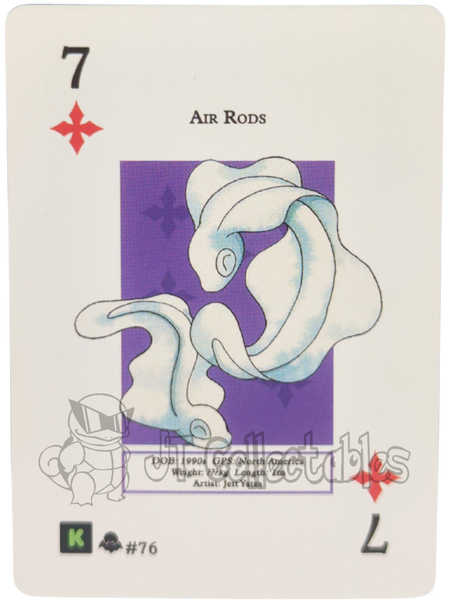 Air Rods #76 WPT Metazoo Nightfall Poker Deck Card