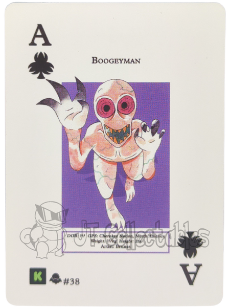 Boogeyman #38 WPT Metazoo Nightfall Poker Deck Card