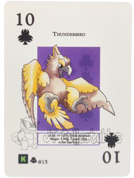 Thunderbird #15 WPT Metazoo Nightfall Poker Deck Card