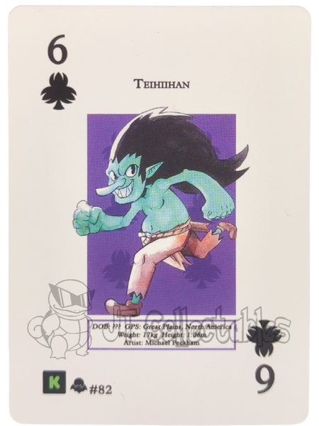 Teihiihan #82 WPT Metazoo Nightfall Poker Deck Card