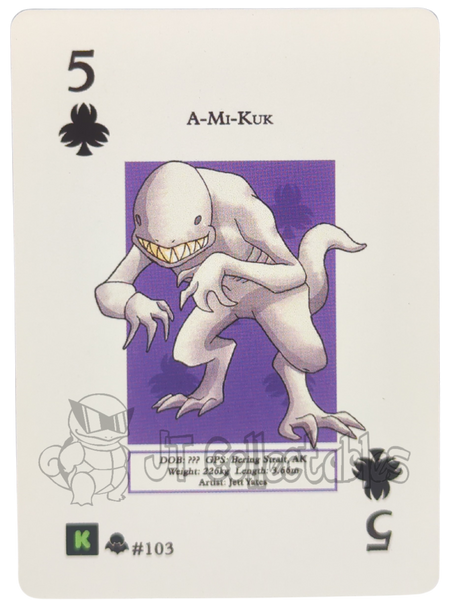 A-Mi-Kuk #103 WPT Metazoo Nightfall Poker Deck Card
