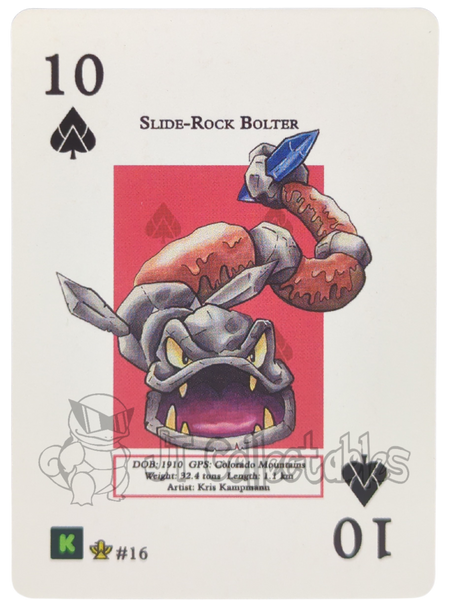 Slide-Rock Bolter #16 WPT Metazoo Cryptid Nation Poker Deck Card