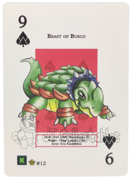 Beast Of Busco #12 WPT Metazoo Cryptid Nation Poker Deck Card