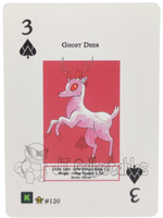 Ghost Deer #120 WPT Metazoo Cryptid Nation Poker Deck Card