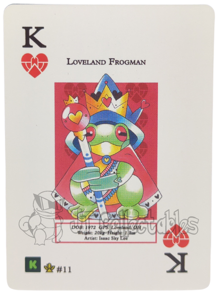 Loveland Frogman #11 WPT Metazoo Cryptid Nation Poker Deck Card