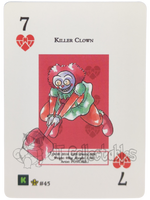 Killer Clown #45 WPT Metazoo Cryptid Nation Poker Deck Card