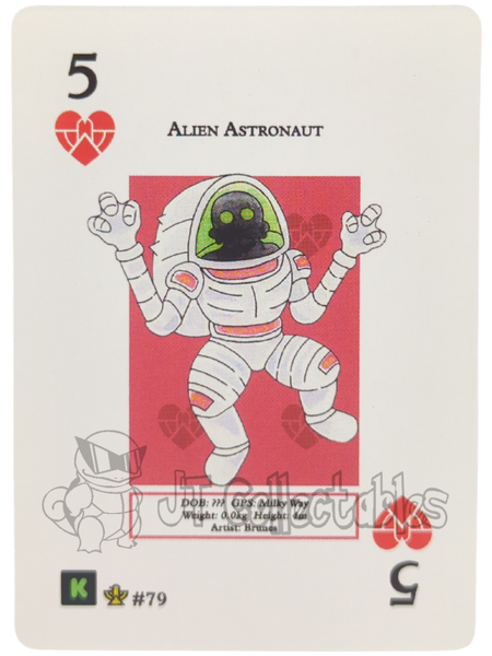 Alien Astronaut #79 WPT Metazoo Cryptid Nation Poker Deck Card
