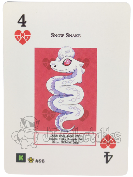 Snow Snake #98 WPT Metazoo Cryptid Nation Poker Deck Card