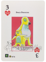 Space Penguins #78 WPT Metazoo Cryptid Nation Poker Deck Card