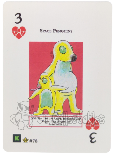 Space Penguins #78 WPT Metazoo Cryptid Nation Poker Deck Card