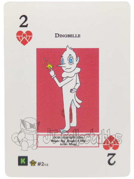 Dingbelle #2/12 WPT Metazoo Cryptid Nation Poker Deck Card