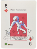 Fresno Nightcrawlers #14 WPT Metazoo Cryptid Nation Poker Deck Card