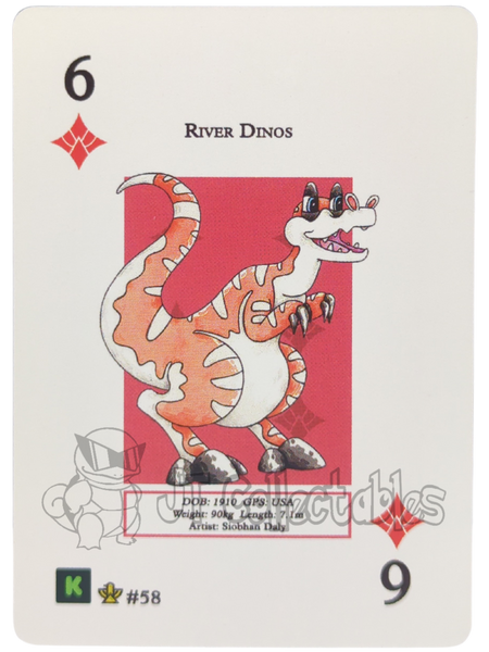 River Dinos #58 WPT Metazoo Cryptid Nation Poker Deck Card
