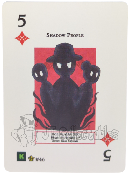 Shadow People #46 WPT Metazoo Cryptid Nation Poker Deck Card