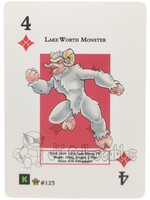 Lake Worth Monster #125 WPT Metazoo Cryptid Nation Poker Deck Card