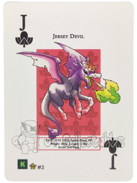 Jersey Devil #2 WPT Metazoo Cryptid Nation Poker Deck Card
