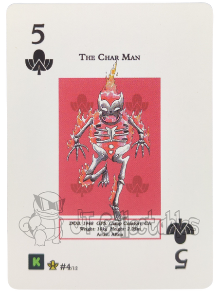 The Char Man #4/12 WPT Metazoo Cryptid Nation Poker Deck Card