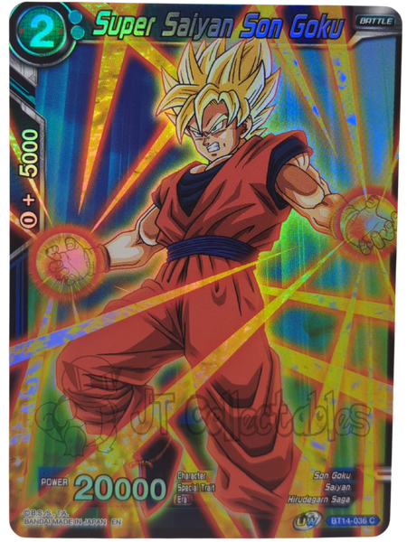 Super Saiyan Son Goku Foil BT14-036 C Dragon Ball Cross Spirits