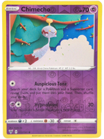 Chimecho 072/078 Reverse Holo Sword & Shield Pokemon GO Pokemon TCG