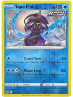 Tapu Fini 040/198 Reverse Holo Chilling Reign Pokemon TCG 2021