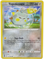 Togemaru 127/195 Reverse Holo Silver Tempest Pokemon TCG 2022