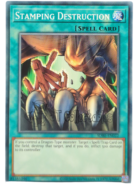 SDBE-EN022 Stamping Destruction Structure  Deck Blue eyes White Dragon