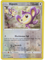 Aipom 144/196 Reverse Holo Lost Origin Pokemon TCG 2022